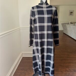 DANNY & NICOLE Plaid Longsleeve Dress — NEW WITH TAGS